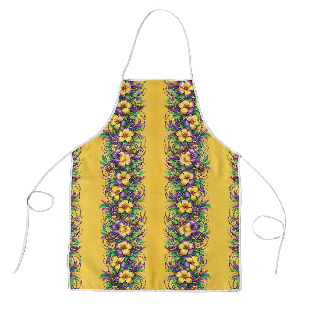 Aloha Hawaii Mardi Gras Apron Gold Style LT05 Gold - Polynesian Pride
