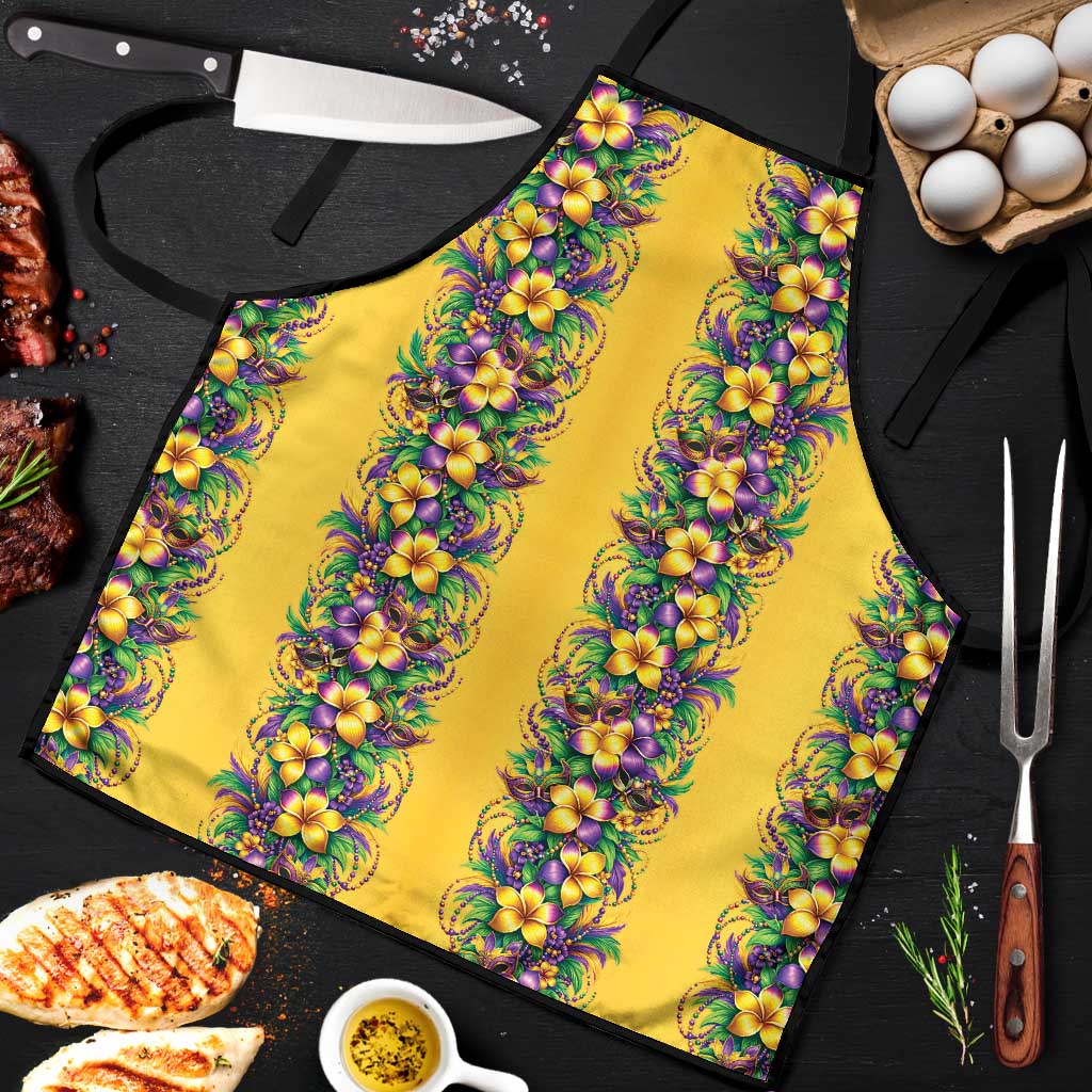 Aloha Hawaii Mardi Gras Apron Gold Style LT05 Gold - Polynesian Pride