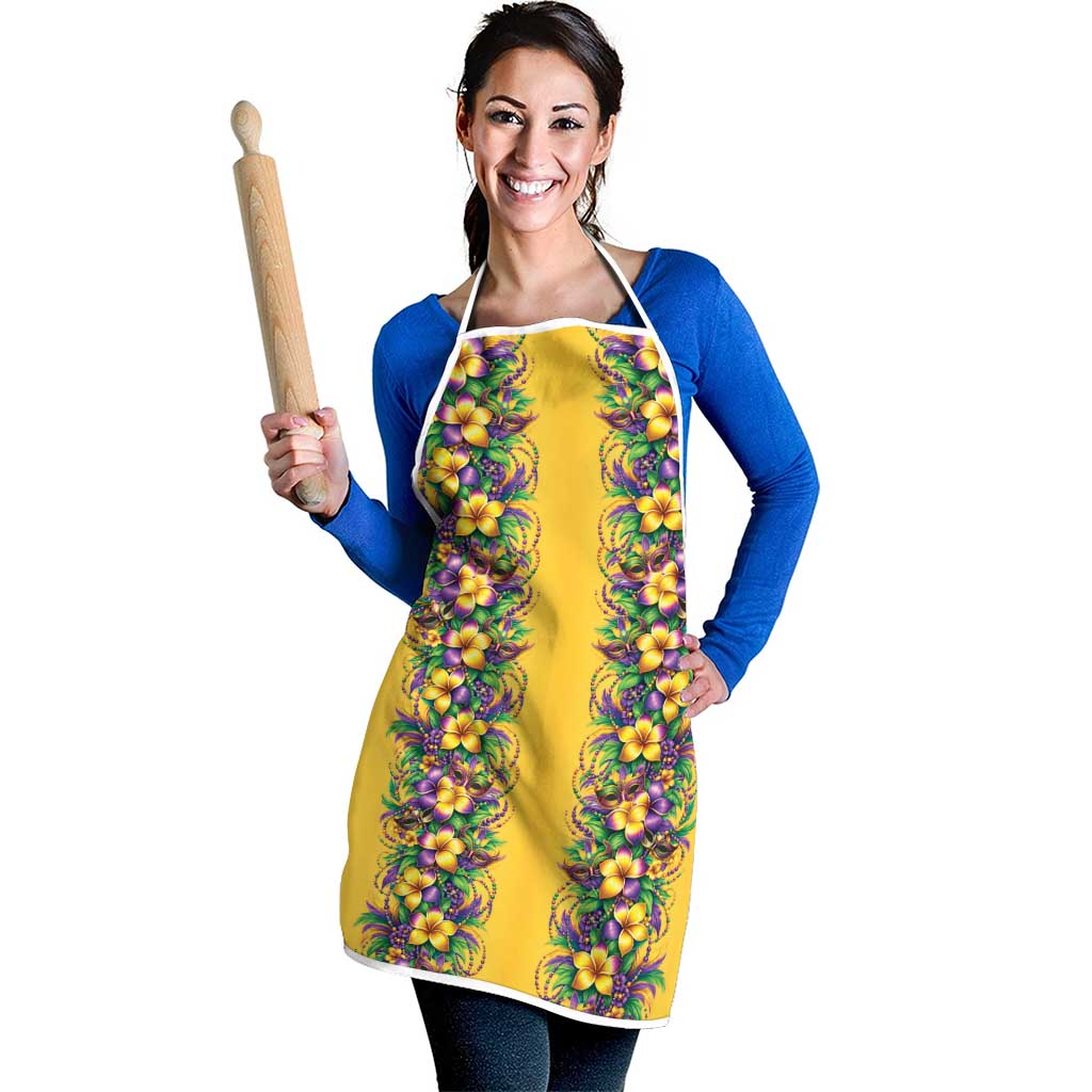 Aloha Hawaii Mardi Gras Apron Gold Style LT05 - Polynesian Pride