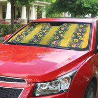 Aloha Hawaii Mardi Gras Auto Sun Shade Gold Style LT05 - Polynesian Pride