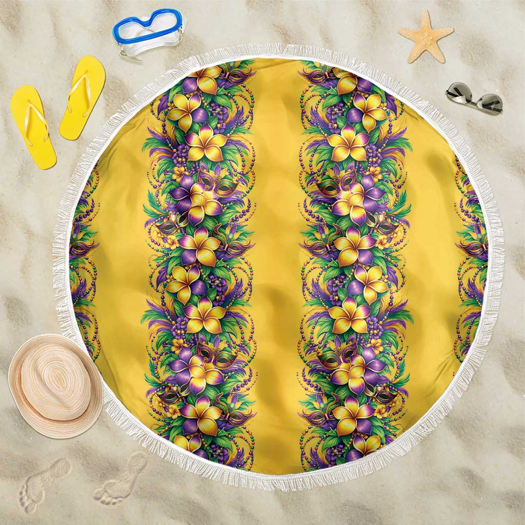 Aloha Hawaii Mardi Gras Beach Blanket Gold Style LT05 One Size 150cm Gold - Polynesian Pride