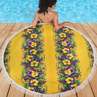Aloha Hawaii Mardi Gras Beach Blanket Gold Style LT05 - Polynesian Pride