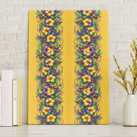Aloha Hawaii Mardi Gras Canvas Wall Art Gold Style LT05 Without Frame Gold - Polynesian Pride