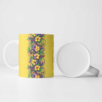 Aloha Hawaii Mardi Gras Ceramic Mug Gold Style LT05 - Polynesian Pride