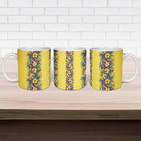 Aloha Hawaii Mardi Gras Ceramic Mug Gold Style LT05 - Polynesian Pride
