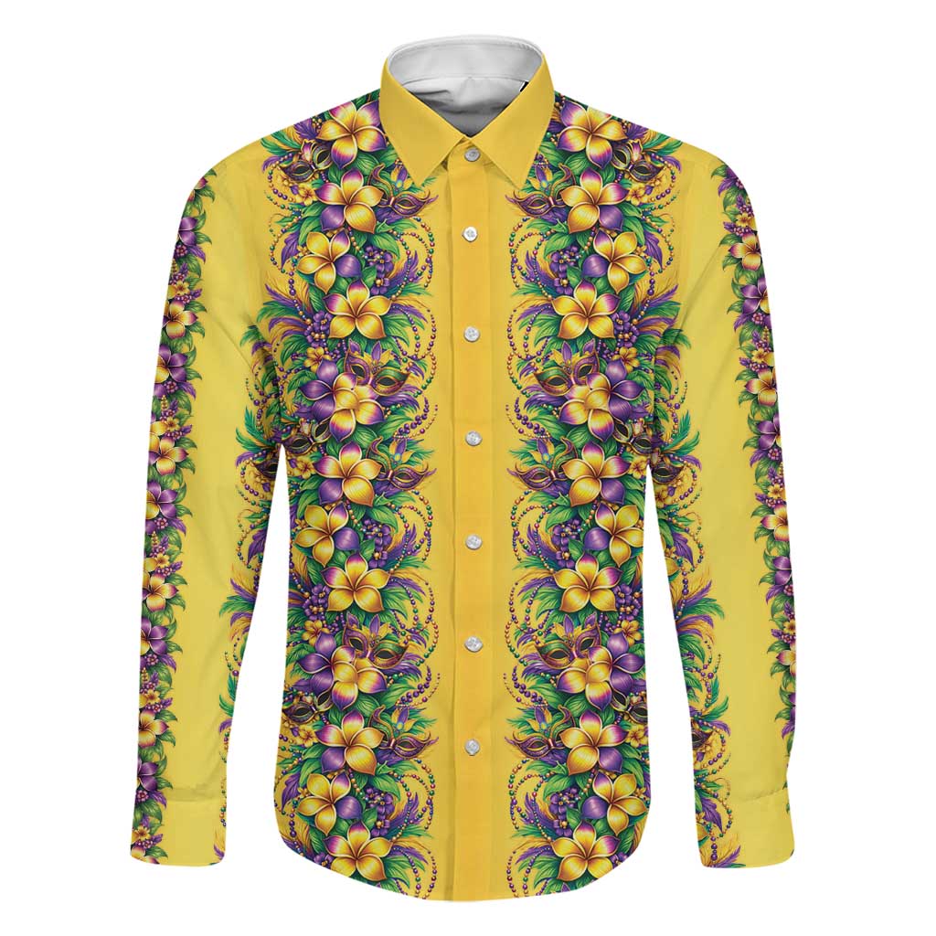 Aloha Hawaii Mardi Gras Family Matching Mermaid Dress and Hawaiian Shirt Gold Style