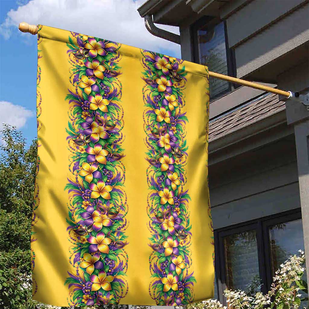 Aloha Hawaii Mardi Gras Garden Flag Gold Style LT05 - Polynesian Pride