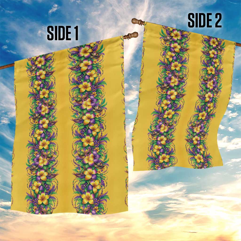 Aloha Hawaii Mardi Gras Garden Flag Gold Style LT05 - Polynesian Pride