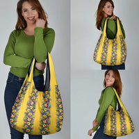 Aloha Hawaii Mardi Gras Grocery Bag Gold Style LT05 - Polynesian Pride