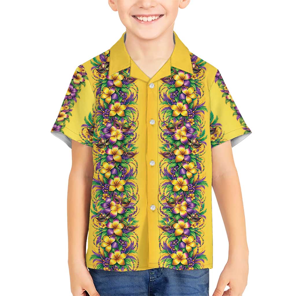 Aloha Hawaii Mardi Gras Hawaiian Shirt Gold Style LT05 - Polynesian Pride