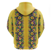 Aloha Hawaii Mardi Gras Hoodie Gold Style LT05 - Polynesian Pride