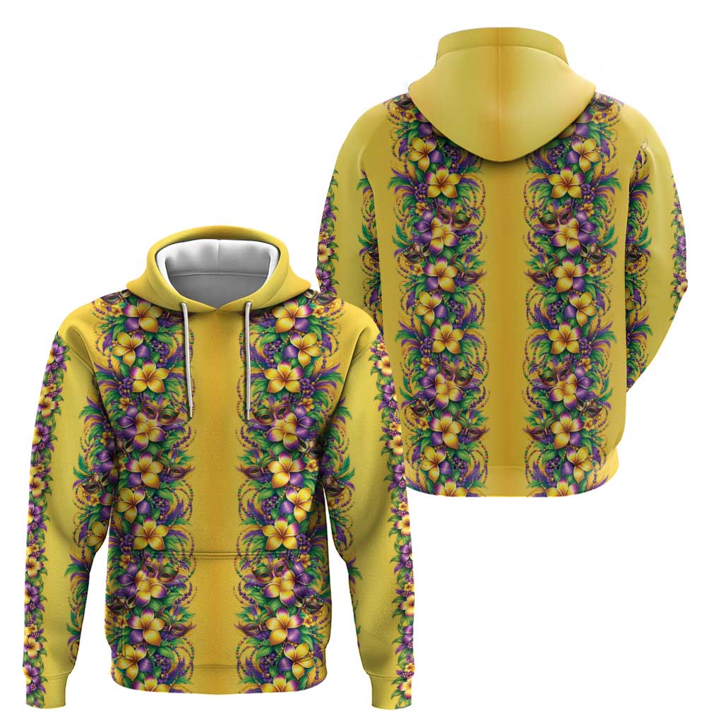 Aloha Hawaii Mardi Gras Hoodie Gold Style LT05 - Polynesian Pride