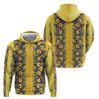 Aloha Hawaii Mardi Gras Hoodie Gold Style LT05 - Polynesian Pride