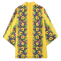 Aloha Hawaii Mardi Gras Kimono Gold Style LT05 - Polynesian Pride