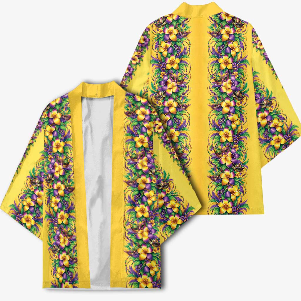 Aloha Hawaii Mardi Gras Kimono Gold Style LT05 - Polynesian Pride