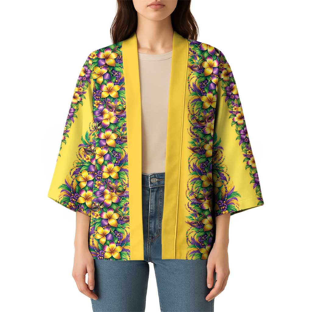 Aloha Hawaii Mardi Gras Kimono Gold Style LT05 - Polynesian Pride