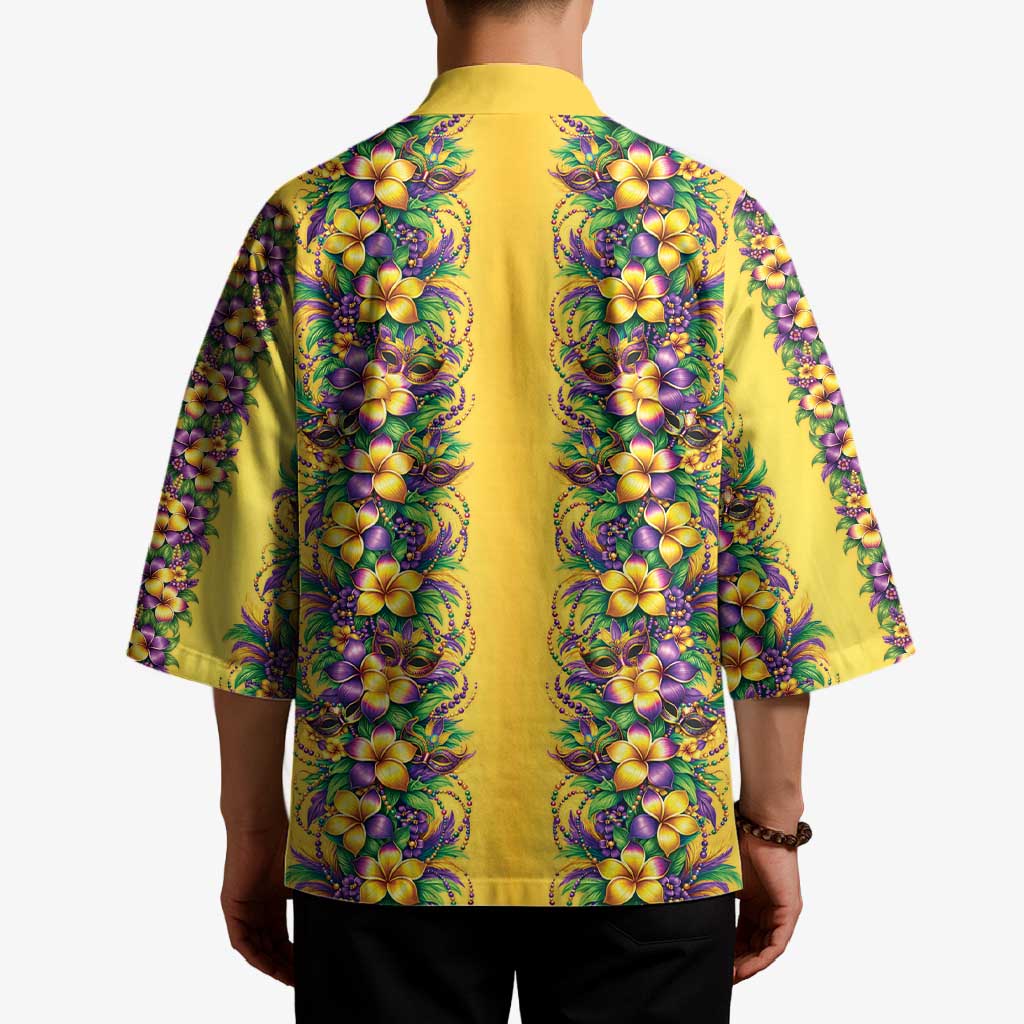 Aloha Hawaii Mardi Gras Kimono Gold Style LT05 - Polynesian Pride