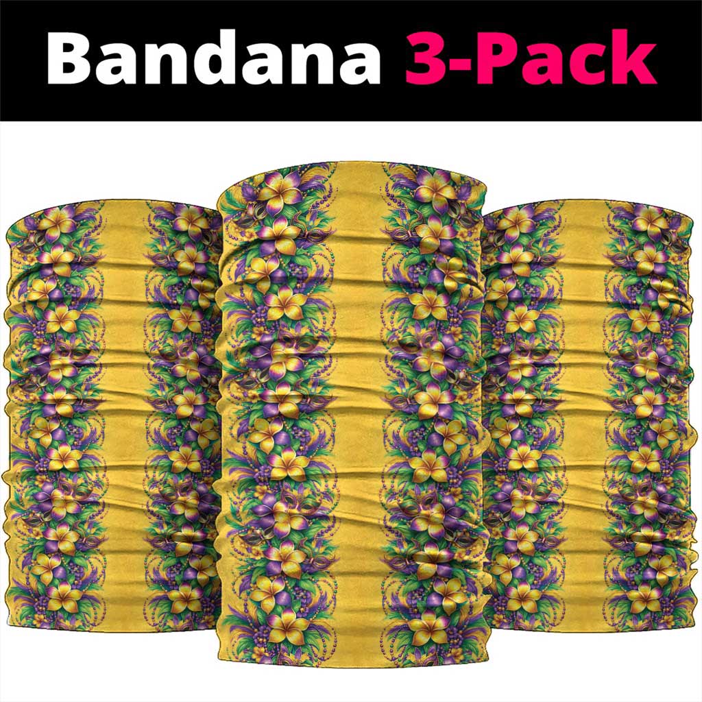 Aloha Hawaii Mardi Gras Neck Gaiter Gold Style LT05 package One Size: 25*50cm Gold - Polynesian Pride
