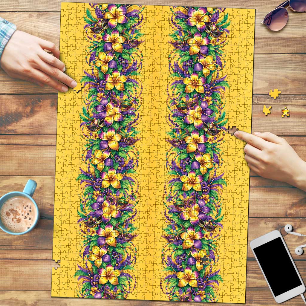 Aloha Hawaii Mardi Gras Puzzle Gold Style LT05 Gold - Polynesian Pride
