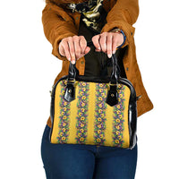 Aloha Hawaii Mardi Gras Shoulder Handbag Gold Style LT05 One Size Gold - Polynesian Pride