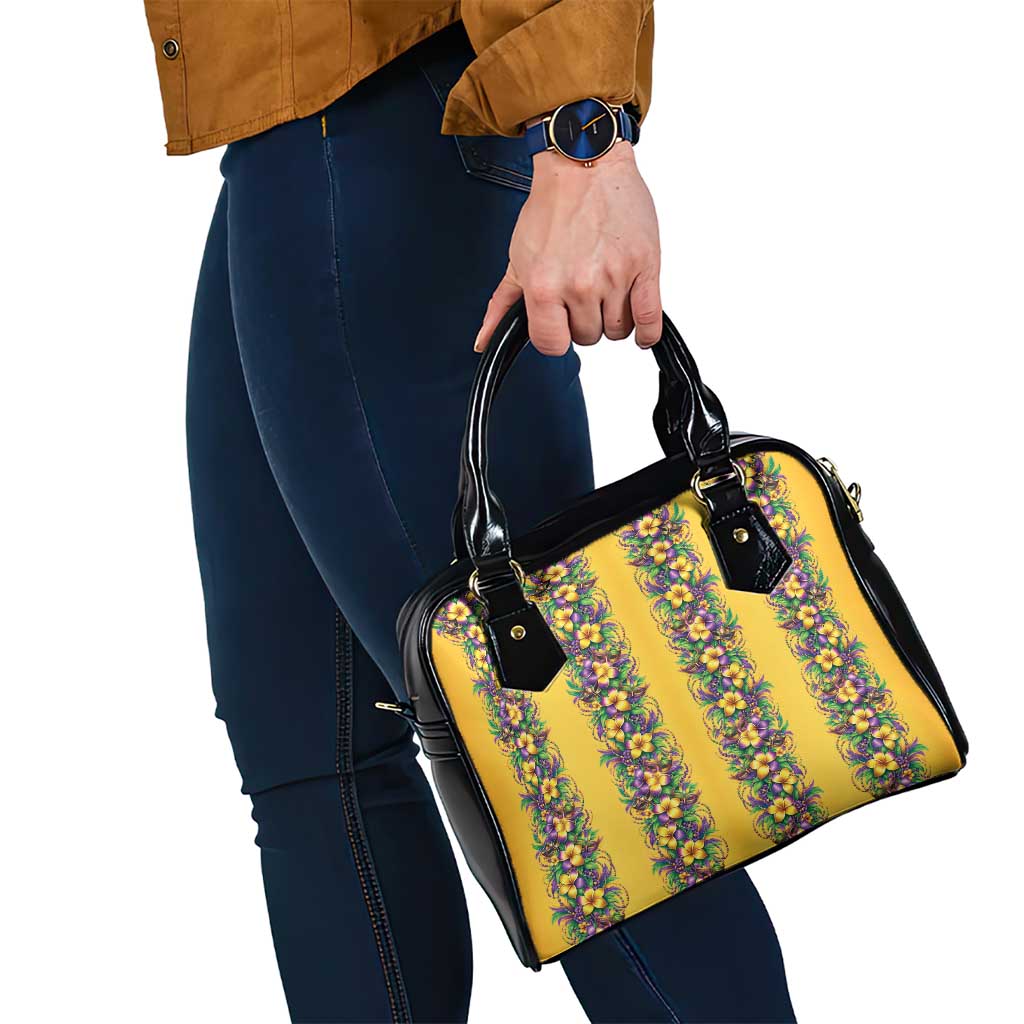 Aloha Hawaii Mardi Gras Shoulder Handbag Gold Style LT05 - Polynesian Pride