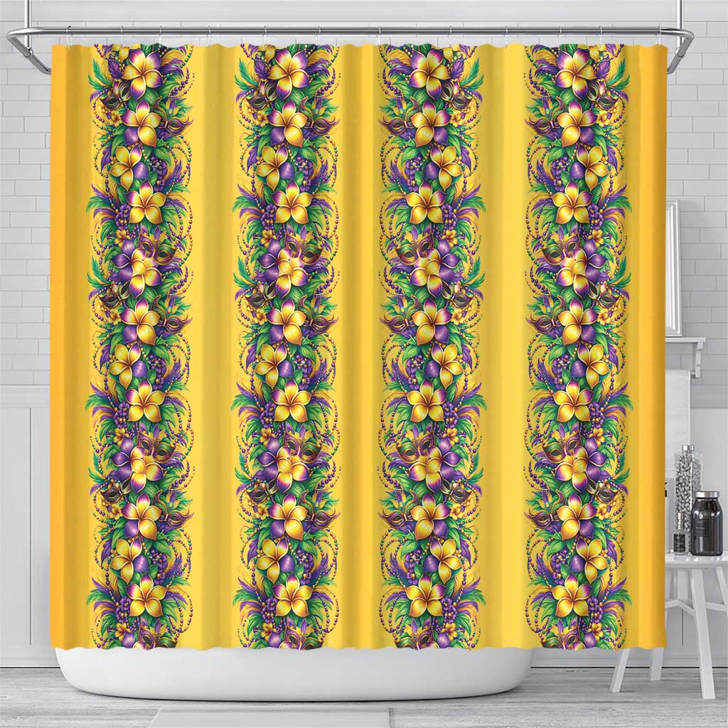 Aloha Hawaii Mardi Gras Shower Curtain Gold Style LT05 - Polynesian Pride
