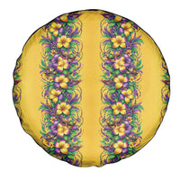 Aloha Hawaii Mardi Gras Spare Tire Cover Gold Style