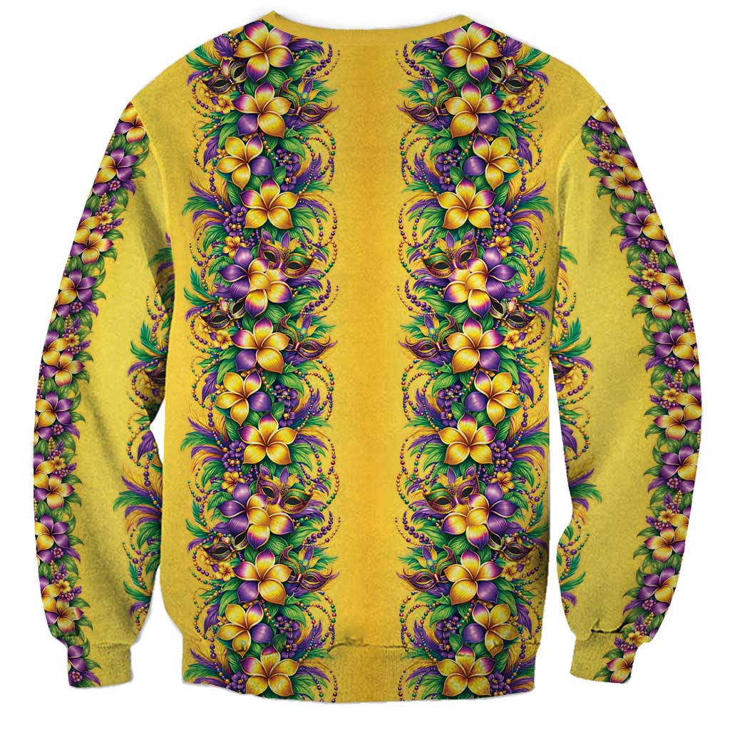 Aloha Hawaii Mardi Gras Sweatshirt Gold Style LT05 - Polynesian Pride