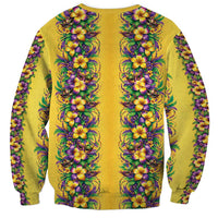 Aloha Hawaii Mardi Gras Sweatshirt Gold Style LT05 - Polynesian Pride