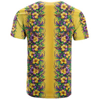 Aloha Hawaii Mardi Gras T Shirt Gold Style LT05 - Polynesian Pride