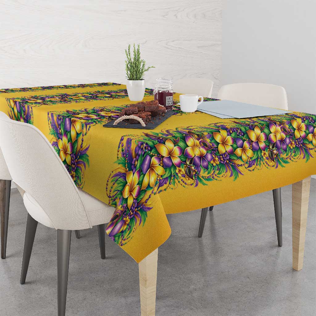 Aloha Hawaii Mardi Gras Tablecloth Gold Style LT05 - Polynesian Pride