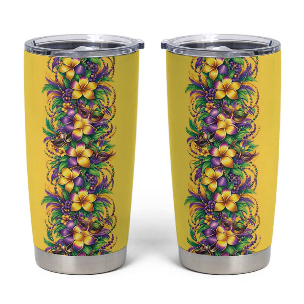 Aloha Hawaii Mardi Gras Tumbler Cup Gold Style LT05 Gold - Polynesian Pride