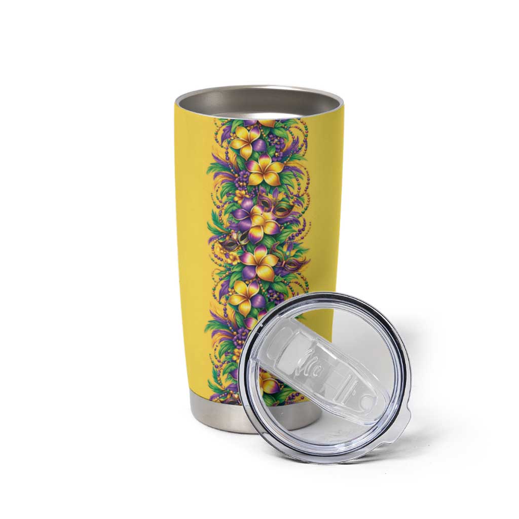 Aloha Hawaii Mardi Gras Tumbler Cup Gold Style LT05 - Polynesian Pride