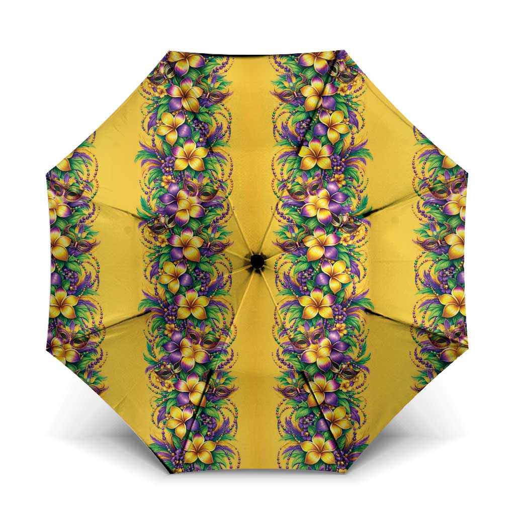 Aloha Hawaii Mardi Gras Umbrella Gold Style