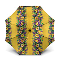 Aloha Hawaii Mardi Gras Umbrella Gold Style