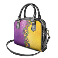 Hawaii Mardi Gras Shoulder Handbag Plumeria Lei Beads Glitter Style LT05 - Polynesian Pride