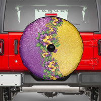 Hawaii Mardi Gras Spare Tire Cover Plumeria Lei Beads Glitter Style LT05 - Polynesian Pride