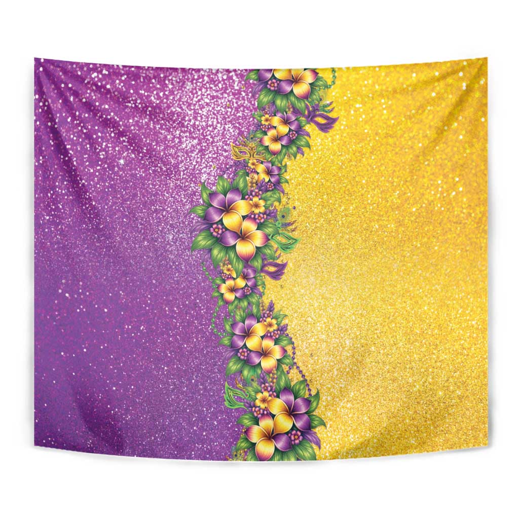 Hawaii Mardi Gras Tapestry Plumeria Lei Beads Glitter Style LT05 - Polynesian Pride