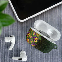 Hawaii Mardi Gras AirPods Case Tropical Flowers Glitter Style LT05 - Polynesian Pride