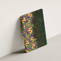 Hawaii Mardi Gras Canvas Wall Art Tropical Flowers Glitter Style LT05 - Polynesian Pride
