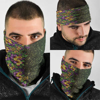 Hawaii Mardi Gras Neck Gaiter Tropical Flowers Glitter Style LT05 - Polynesian Pride