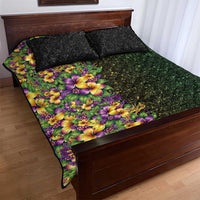 Hawaii Mardi Gras Quilt Bed Set Tropical Flowers Glitter Style LT05 - Polynesian Pride