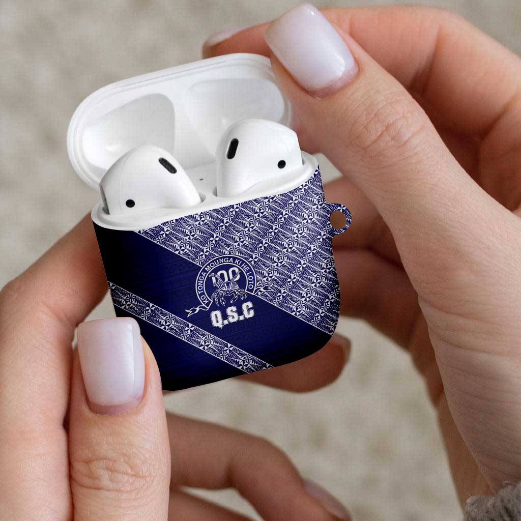 Tonga Queen Salote College AirPods Case 100 Years Anniversary Navy Color