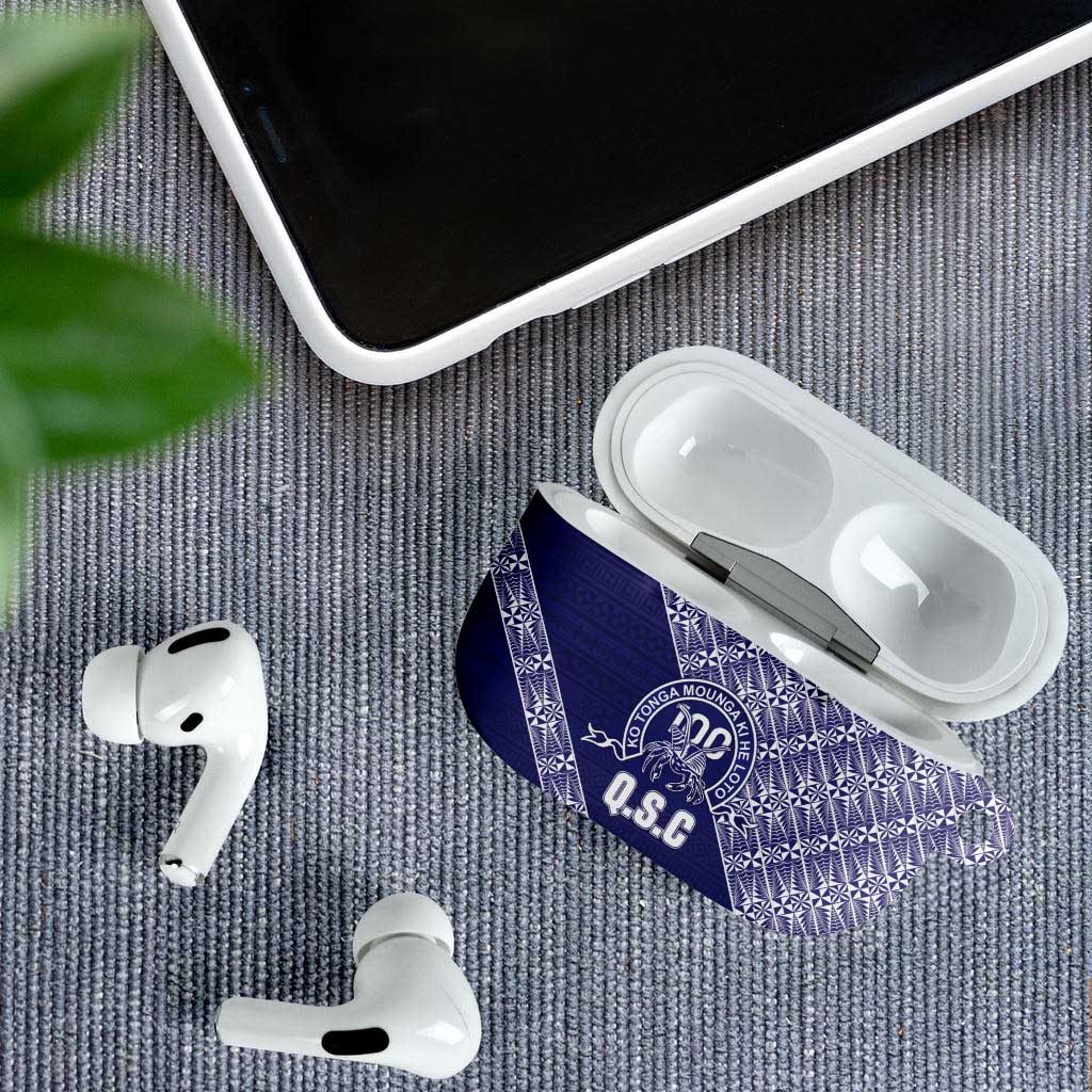 Tonga Queen Salote College AirPods Case 100 Years Anniversary Navy Color