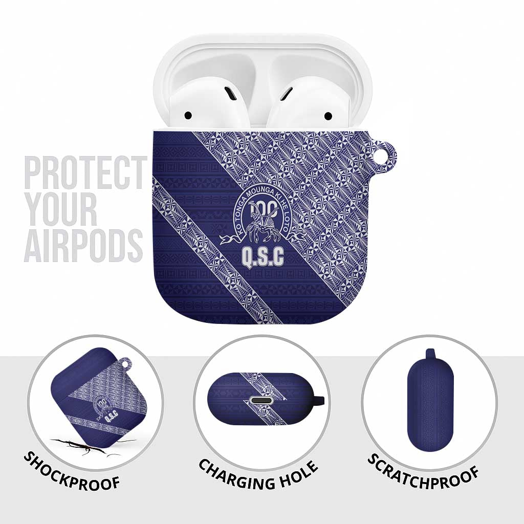 Tonga Queen Salote College AirPods Case 100 Years Anniversary Navy Color