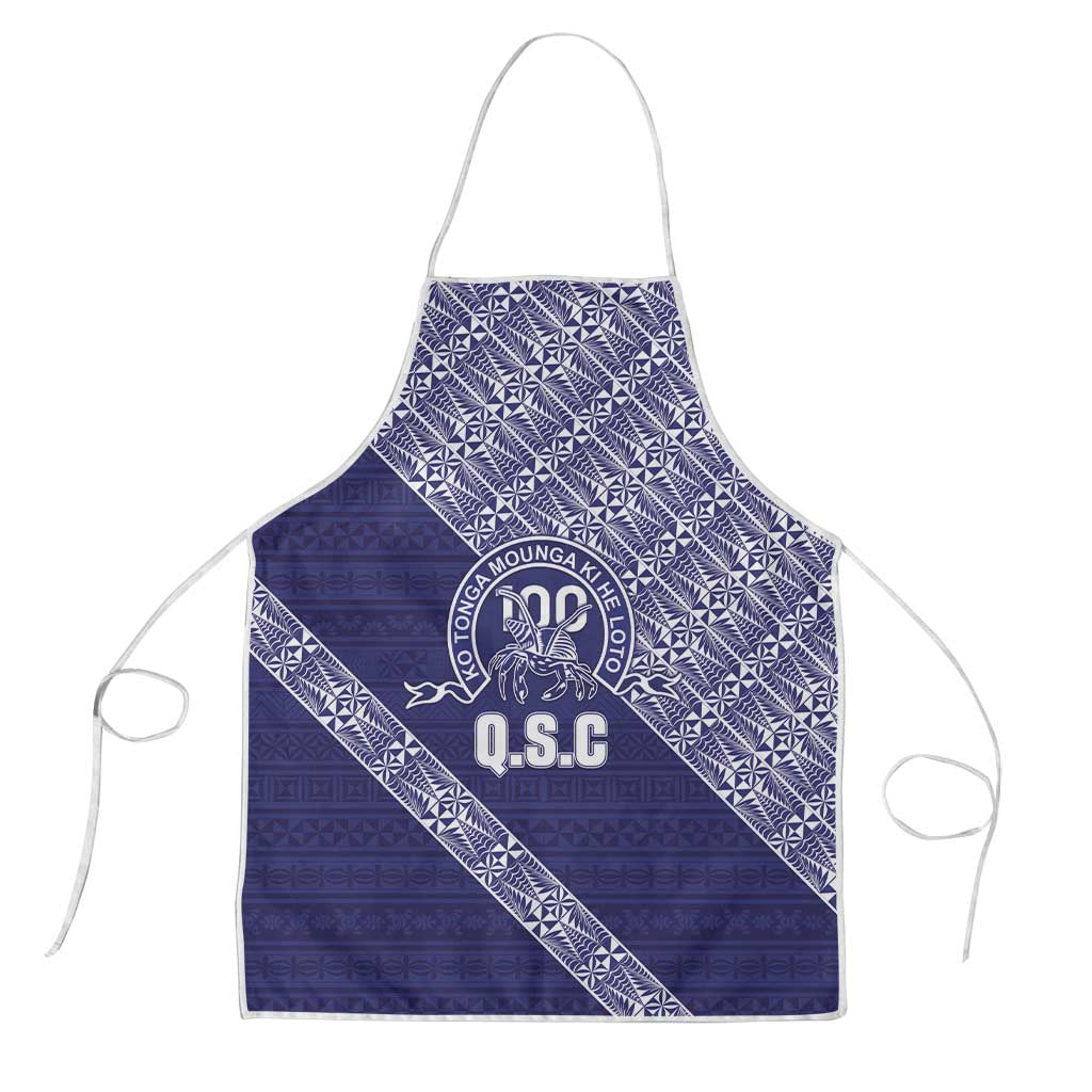Tonga Queen Salote College Apron 100 Years Anniversary Navy Color LT05 Navy - Polynesian Pride