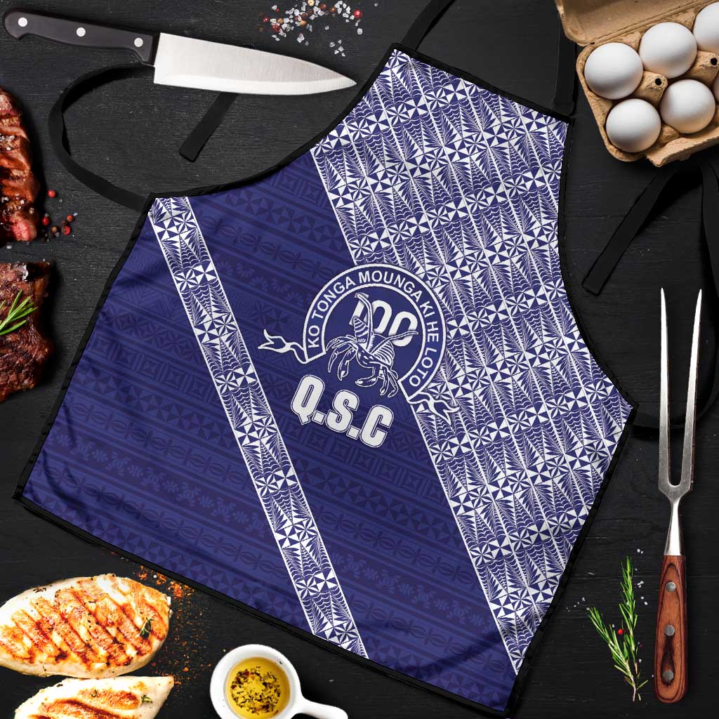 Tonga Queen Salote College Apron 100 Years Anniversary Navy Color LT05 Navy - Polynesian Pride