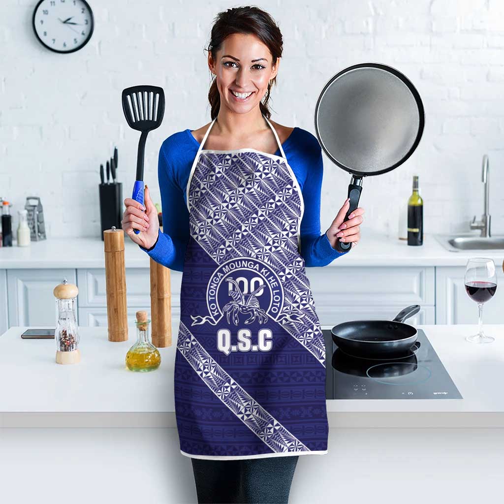 Tonga Queen Salote College Apron 100 Years Anniversary Navy Color LT05 - Polynesian Pride