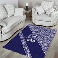 Tonga Queen Salote College Area Rug 100 Years Anniversary Navy Color LT05 - Polynesian Pride