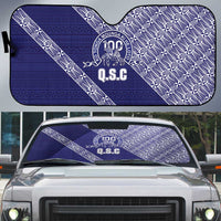 Tonga Queen Salote College Auto Sun Shade 100 Years Anniversary Navy Color LT05 Navy - Polynesian Pride